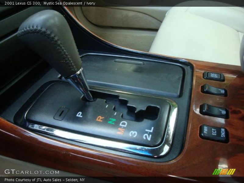 Mystic Sea Opalescent / Ivory 2001 Lexus GS 300