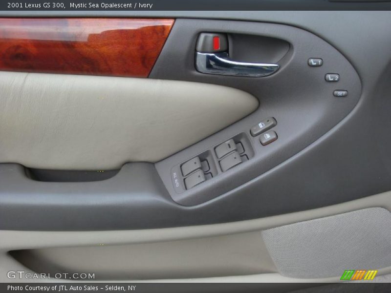 Mystic Sea Opalescent / Ivory 2001 Lexus GS 300