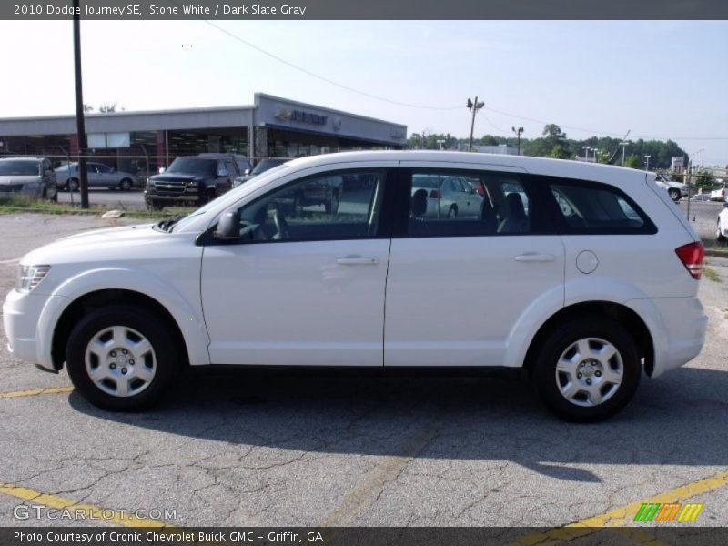 Stone White / Dark Slate Gray 2010 Dodge Journey SE