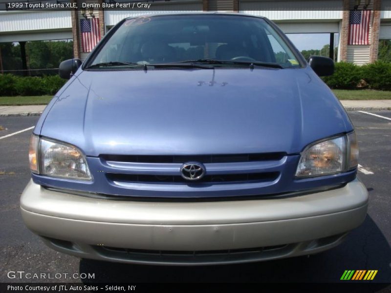 Denim Blue Pearl / Gray 1999 Toyota Sienna XLE