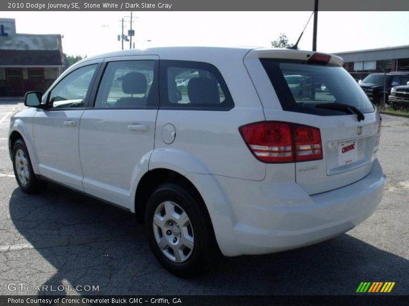 Stone White / Dark Slate Gray 2010 Dodge Journey SE