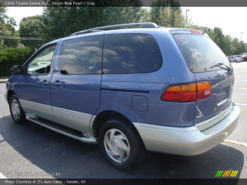 Denim Blue Pearl / Gray 1999 Toyota Sienna XLE
