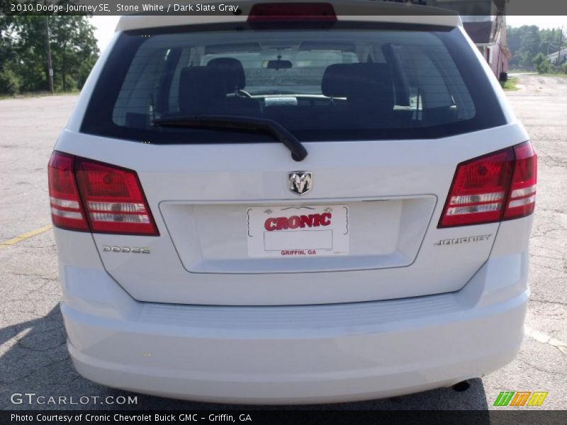 Stone White / Dark Slate Gray 2010 Dodge Journey SE