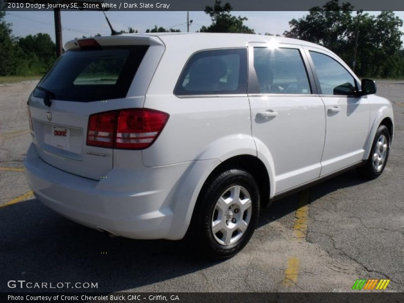 Stone White / Dark Slate Gray 2010 Dodge Journey SE