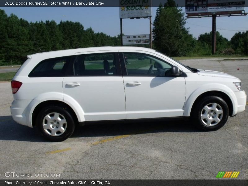 Stone White / Dark Slate Gray 2010 Dodge Journey SE