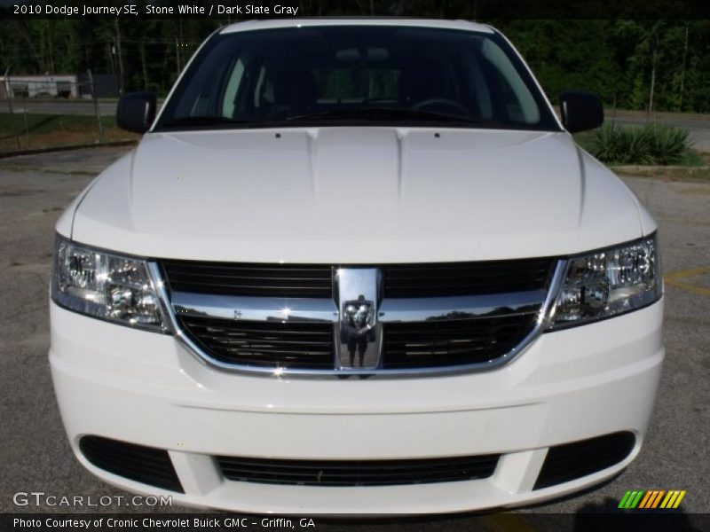 Stone White / Dark Slate Gray 2010 Dodge Journey SE