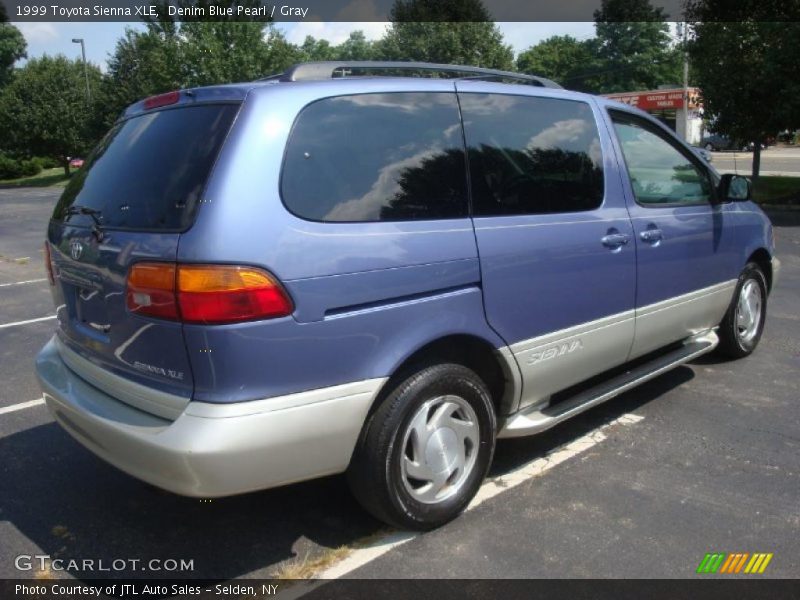 Denim Blue Pearl / Gray 1999 Toyota Sienna XLE