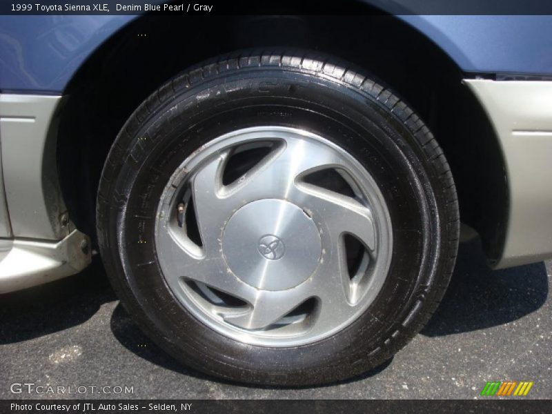 Denim Blue Pearl / Gray 1999 Toyota Sienna XLE