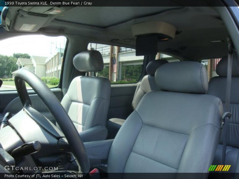 Denim Blue Pearl / Gray 1999 Toyota Sienna XLE