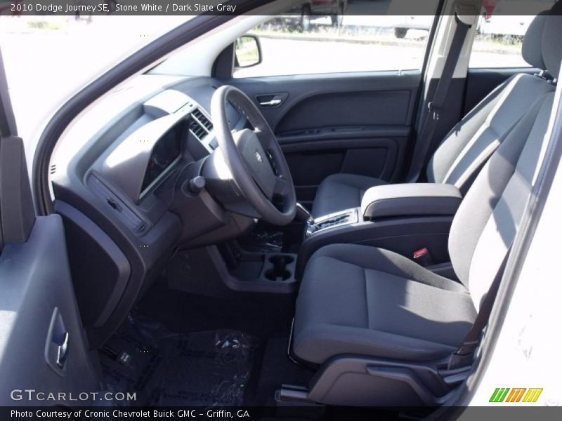 Stone White / Dark Slate Gray 2010 Dodge Journey SE