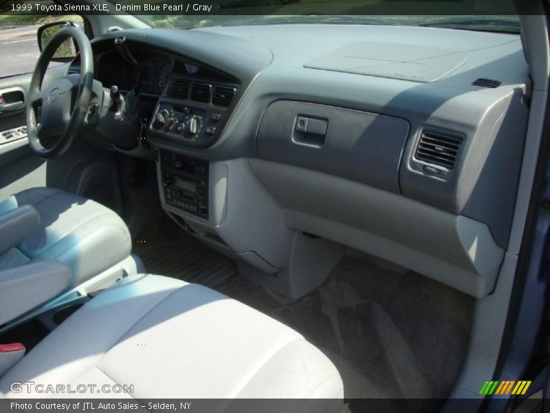 Denim Blue Pearl / Gray 1999 Toyota Sienna XLE