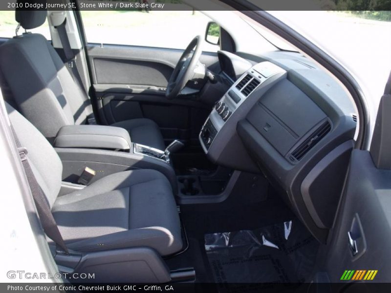 Stone White / Dark Slate Gray 2010 Dodge Journey SE
