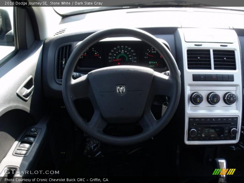 Stone White / Dark Slate Gray 2010 Dodge Journey SE