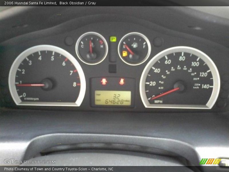 Black Obsidian / Gray 2006 Hyundai Santa Fe Limited