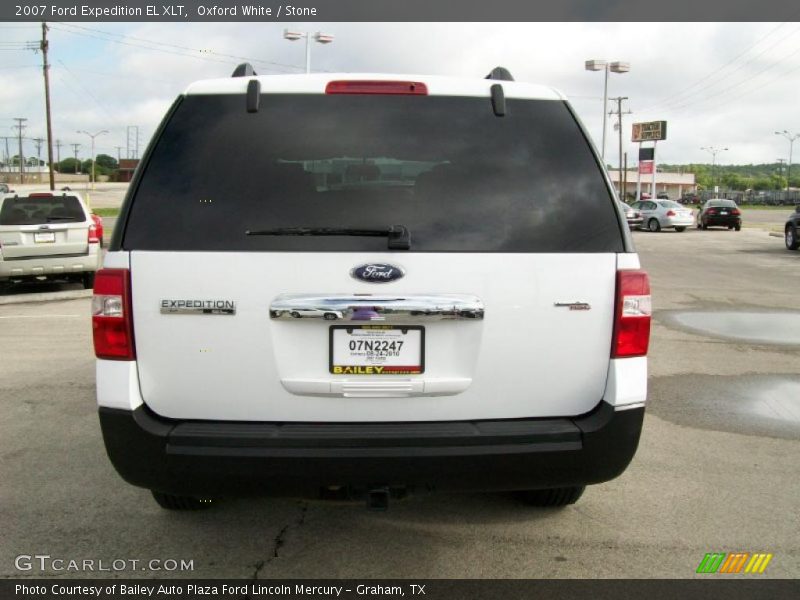 Oxford White / Stone 2007 Ford Expedition EL XLT