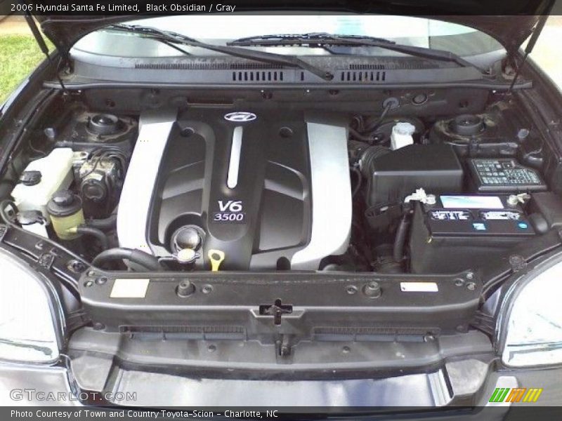 Black Obsidian / Gray 2006 Hyundai Santa Fe Limited