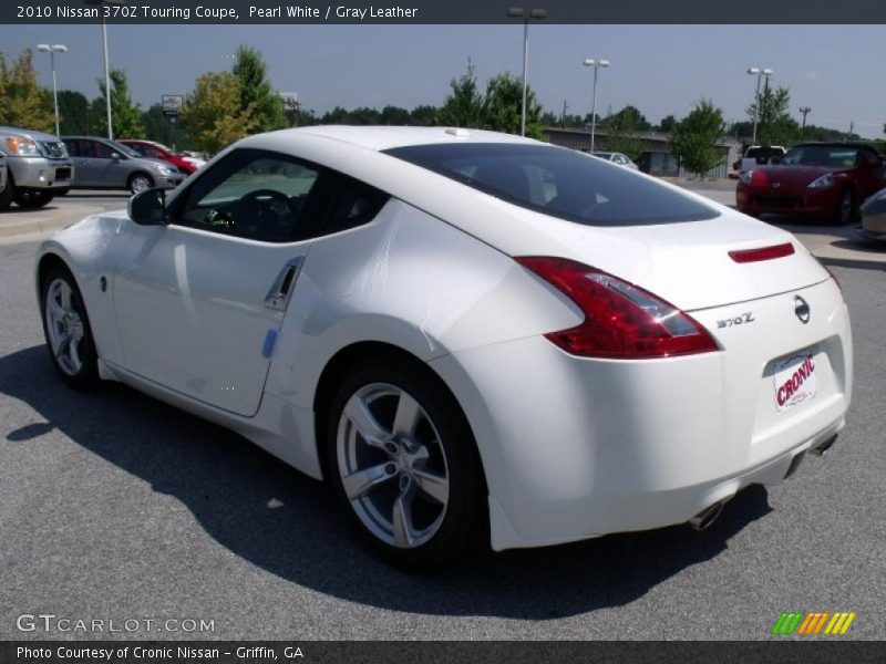 Pearl White / Gray Leather 2010 Nissan 370Z Touring Coupe