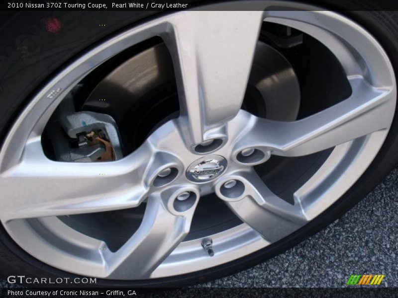 Pearl White / Gray Leather 2010 Nissan 370Z Touring Coupe