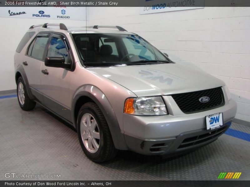 Silver Birch Metallic / Shale Grey 2006 Ford Freestyle SE AWD