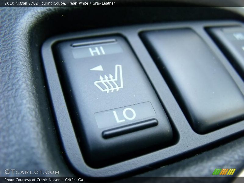 Pearl White / Gray Leather 2010 Nissan 370Z Touring Coupe