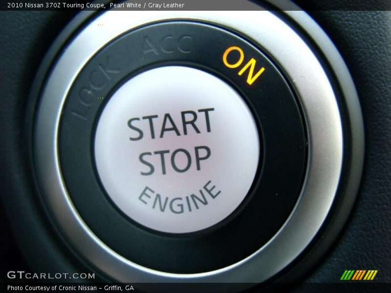Pearl White / Gray Leather 2010 Nissan 370Z Touring Coupe