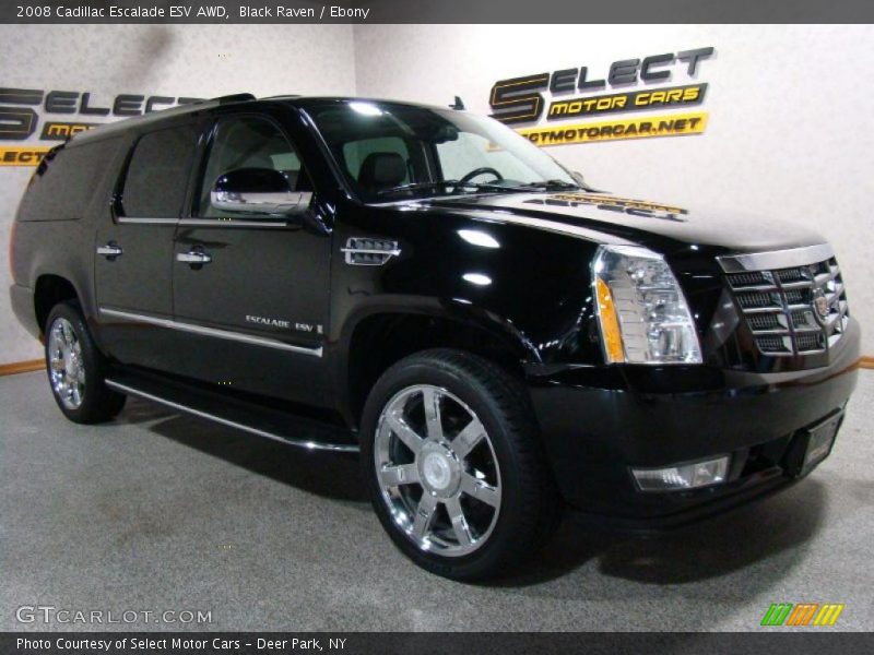 Black Raven / Ebony 2008 Cadillac Escalade ESV AWD
