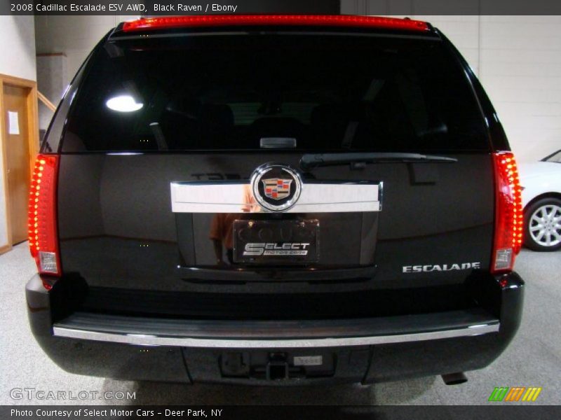 Black Raven / Ebony 2008 Cadillac Escalade ESV AWD