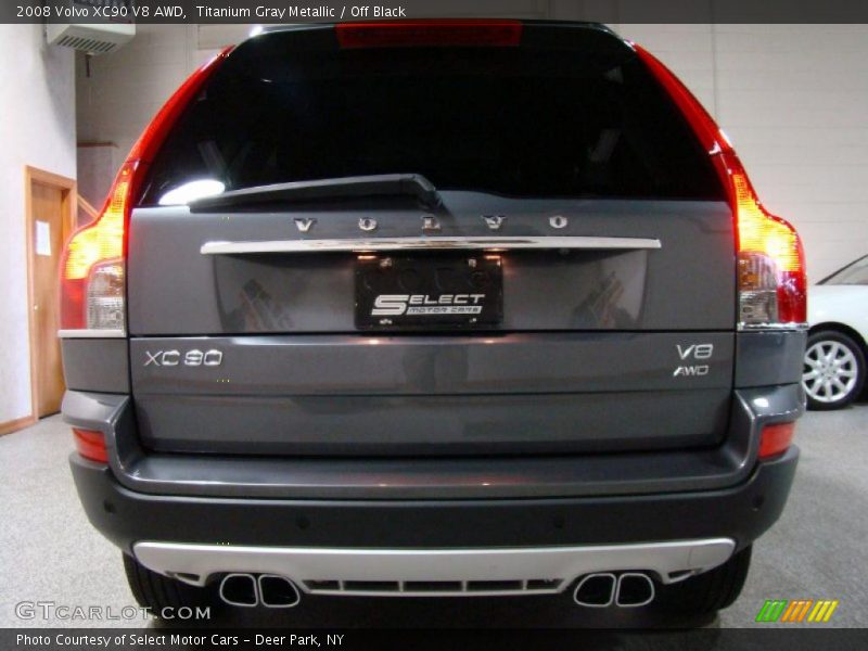 Titanium Gray Metallic / Off Black 2008 Volvo XC90 V8 AWD
