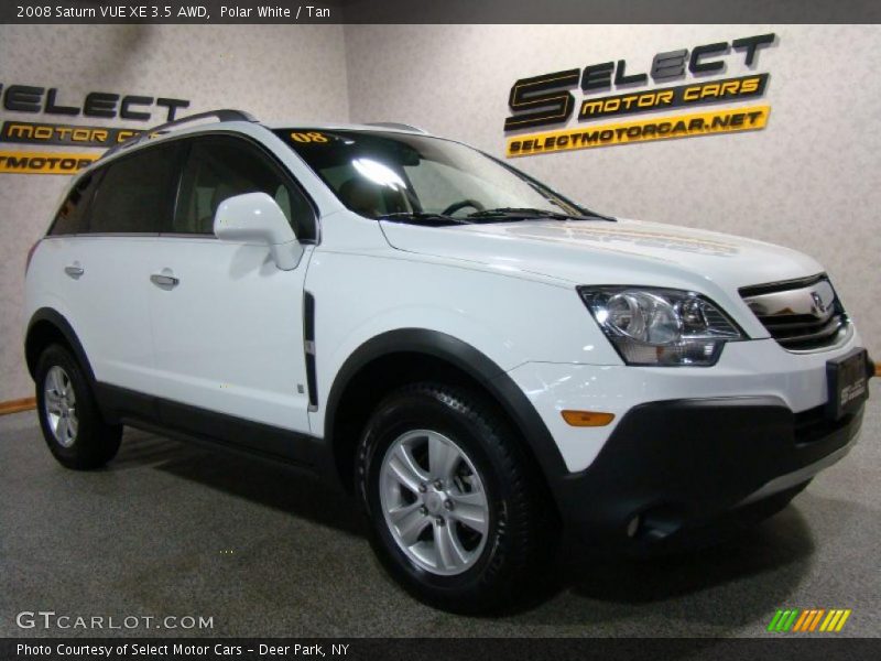 Polar White / Tan 2008 Saturn VUE XE 3.5 AWD