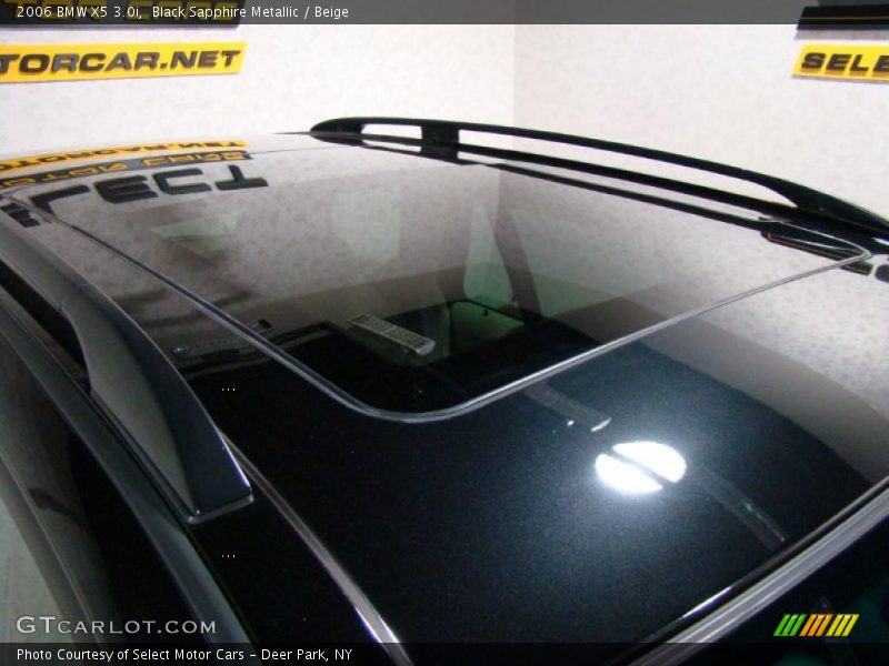 Black Sapphire Metallic / Beige 2006 BMW X5 3.0i