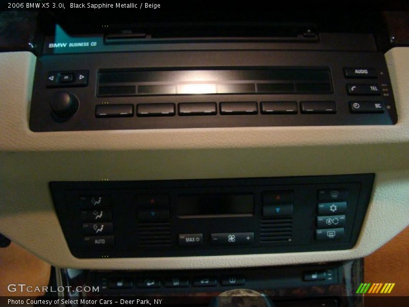 Black Sapphire Metallic / Beige 2006 BMW X5 3.0i