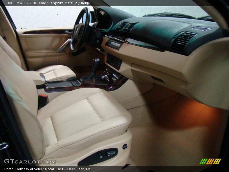 Black Sapphire Metallic / Beige 2006 BMW X5 3.0i