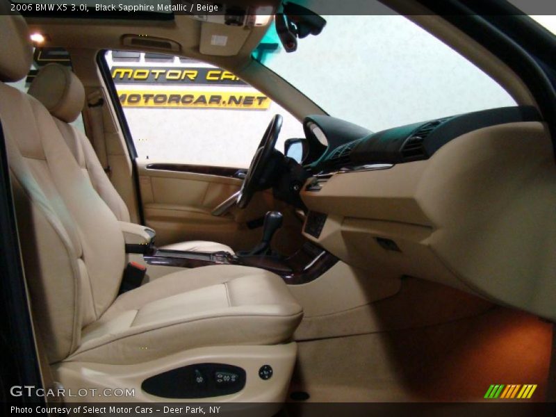 Black Sapphire Metallic / Beige 2006 BMW X5 3.0i