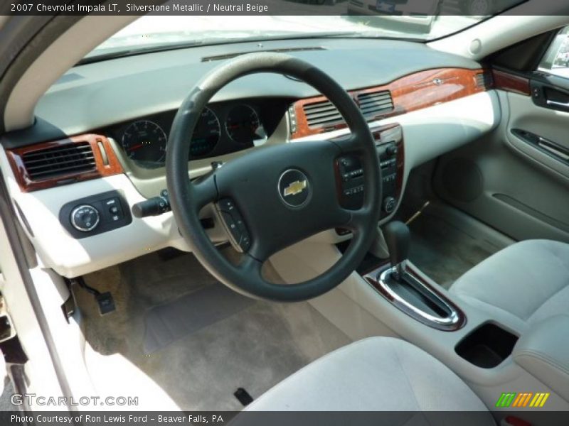 Silverstone Metallic / Neutral Beige 2007 Chevrolet Impala LT