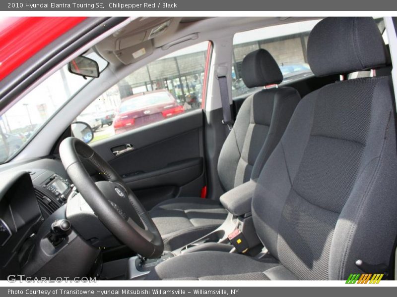 Chilipepper Red / Black 2010 Hyundai Elantra Touring SE