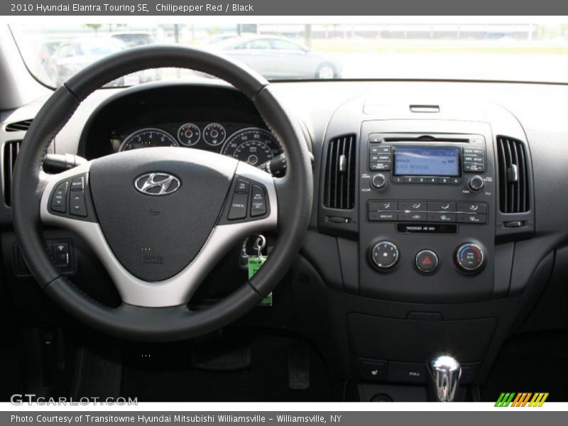 Chilipepper Red / Black 2010 Hyundai Elantra Touring SE