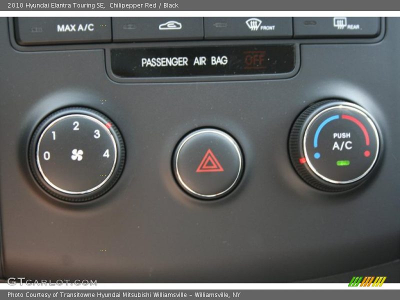 Chilipepper Red / Black 2010 Hyundai Elantra Touring SE