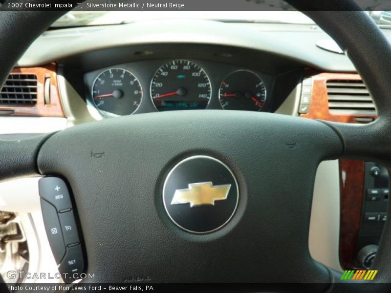 Silverstone Metallic / Neutral Beige 2007 Chevrolet Impala LT