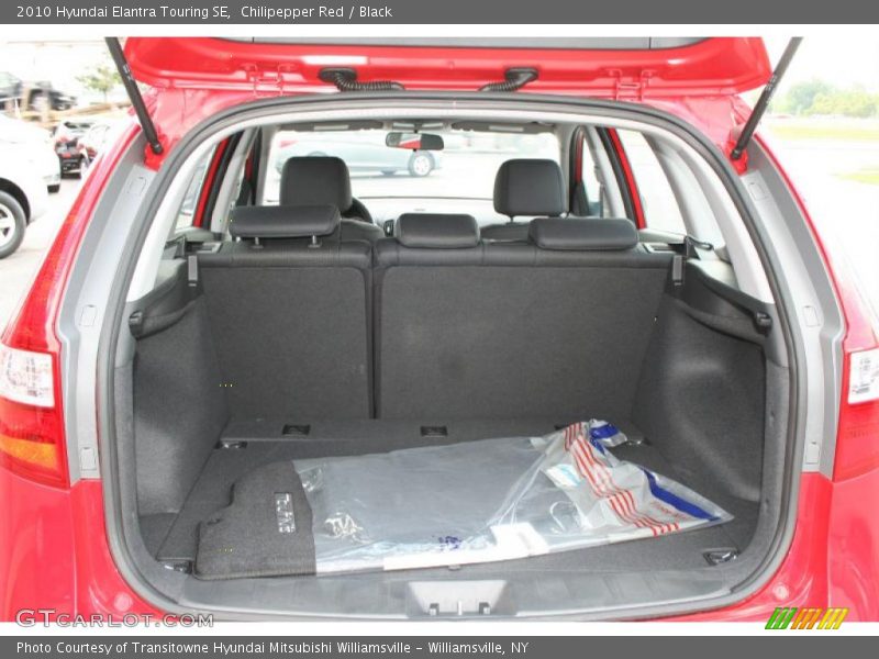 Chilipepper Red / Black 2010 Hyundai Elantra Touring SE