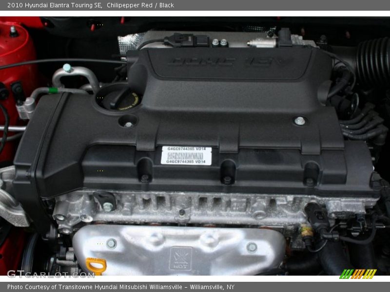 Chilipepper Red / Black 2010 Hyundai Elantra Touring SE