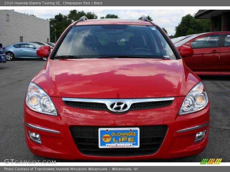 Chilipepper Red / Black 2010 Hyundai Elantra Touring SE