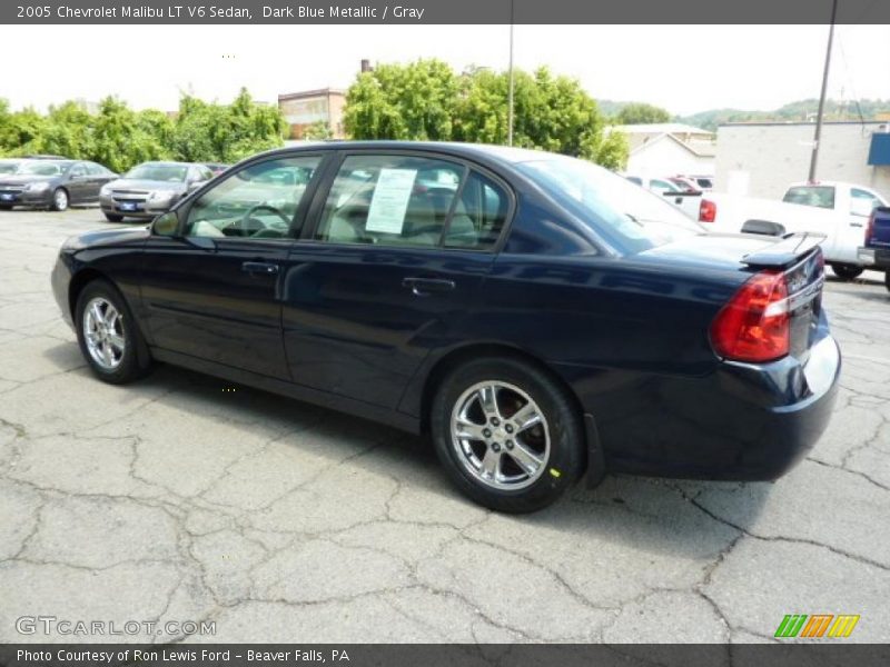 Dark Blue Metallic / Gray 2005 Chevrolet Malibu LT V6 Sedan