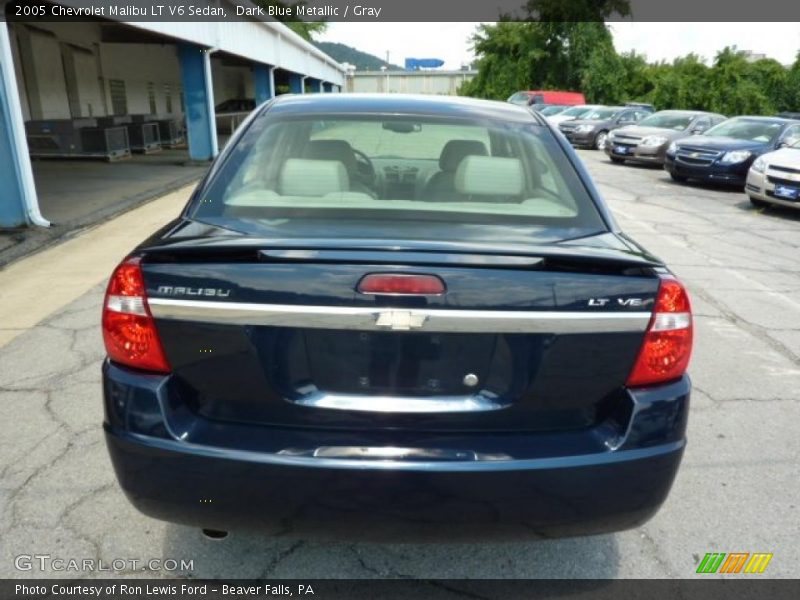 Dark Blue Metallic / Gray 2005 Chevrolet Malibu LT V6 Sedan