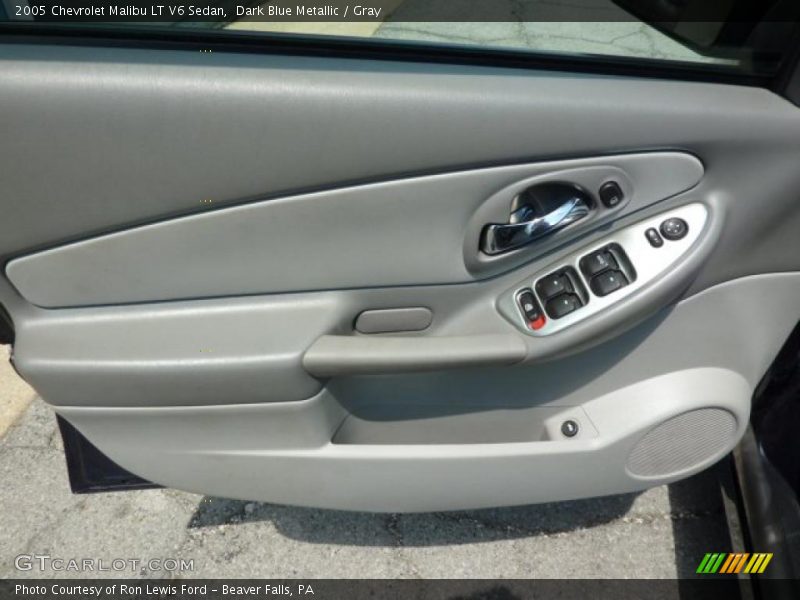 Dark Blue Metallic / Gray 2005 Chevrolet Malibu LT V6 Sedan