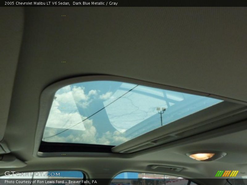 Dark Blue Metallic / Gray 2005 Chevrolet Malibu LT V6 Sedan