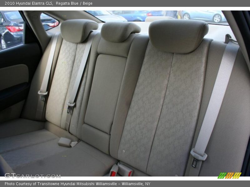 Regatta Blue / Beige 2010 Hyundai Elantra GLS