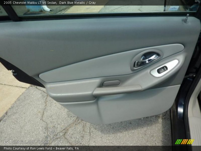 Dark Blue Metallic / Gray 2005 Chevrolet Malibu LT V6 Sedan