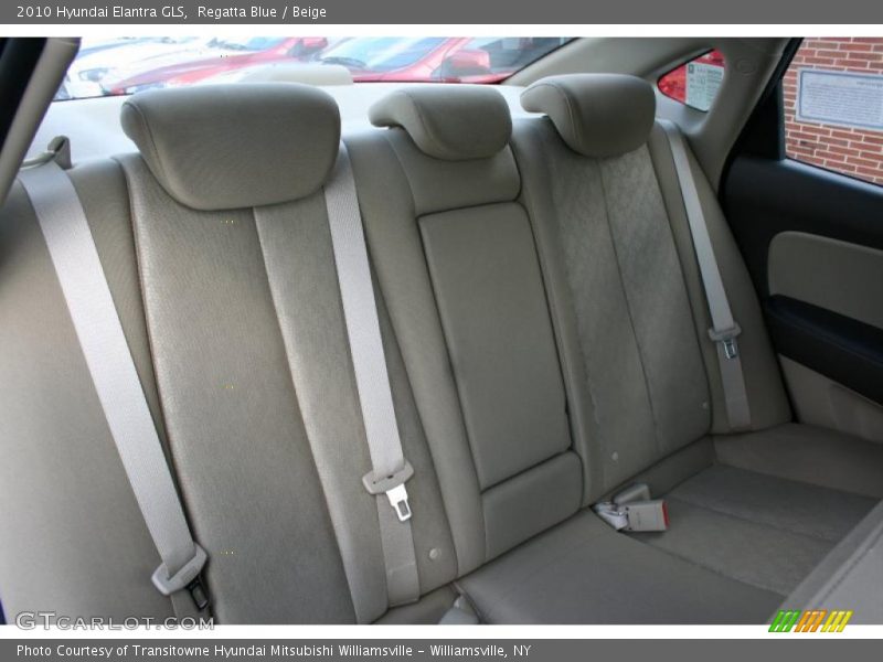 Regatta Blue / Beige 2010 Hyundai Elantra GLS