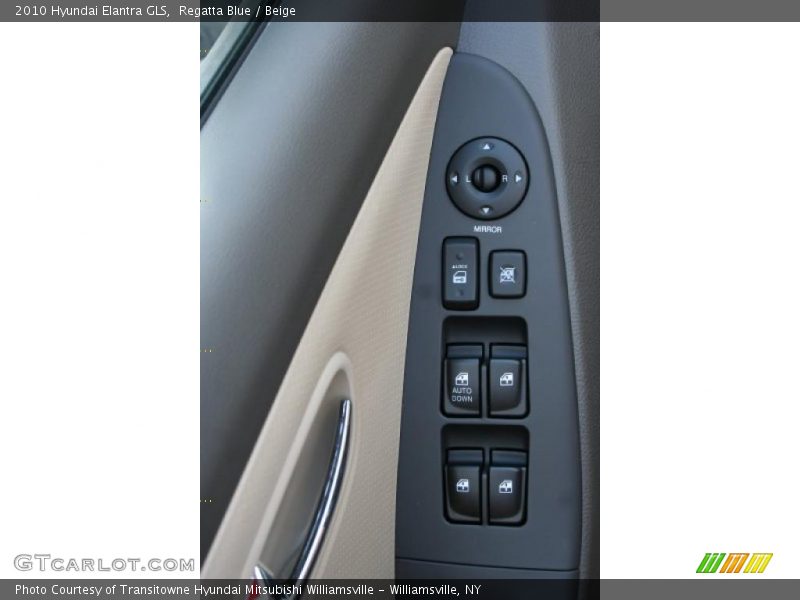 Regatta Blue / Beige 2010 Hyundai Elantra GLS