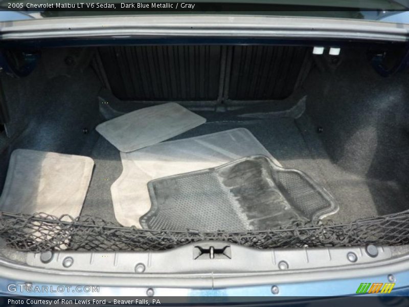 Dark Blue Metallic / Gray 2005 Chevrolet Malibu LT V6 Sedan
